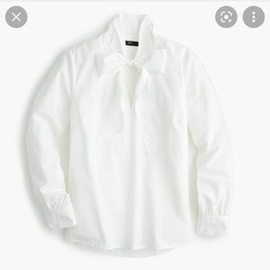 Jcrew tie neck top